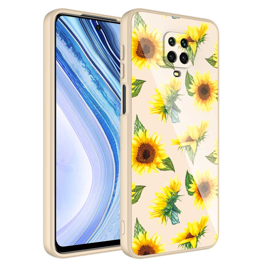 Xiaomi Redmi Note 9S Uyumlu Kılıf Kamera Korumalı Desenli Sert Silikon Zore Epoksi Kapak