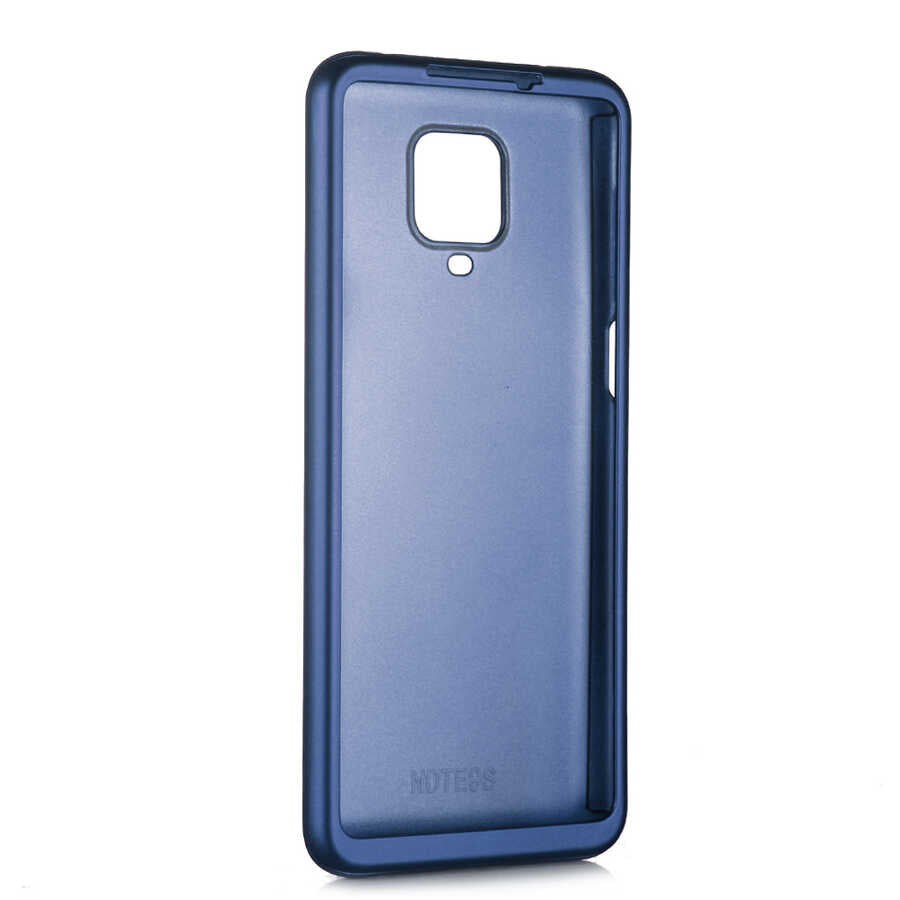 Xiaomi Redmi Note 9S Uyumlu Kılıf Zore 360 3 Parçalı Rubber Kapak