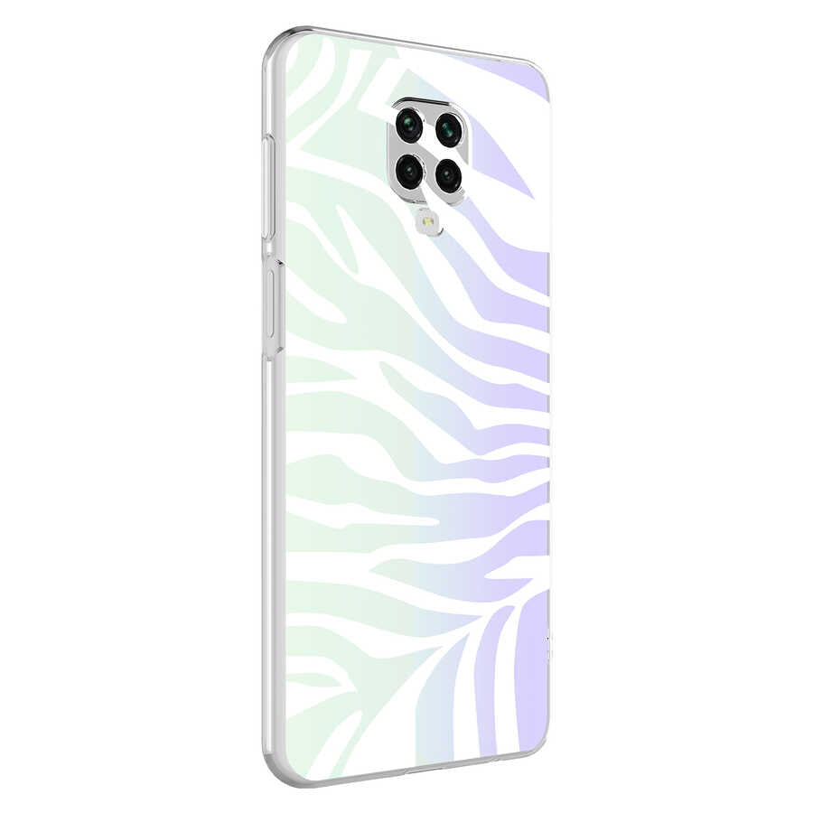 Xiaomi Redmi Note 9S Uyumlu Kılıf Zore M-Blue Desenli Kapak