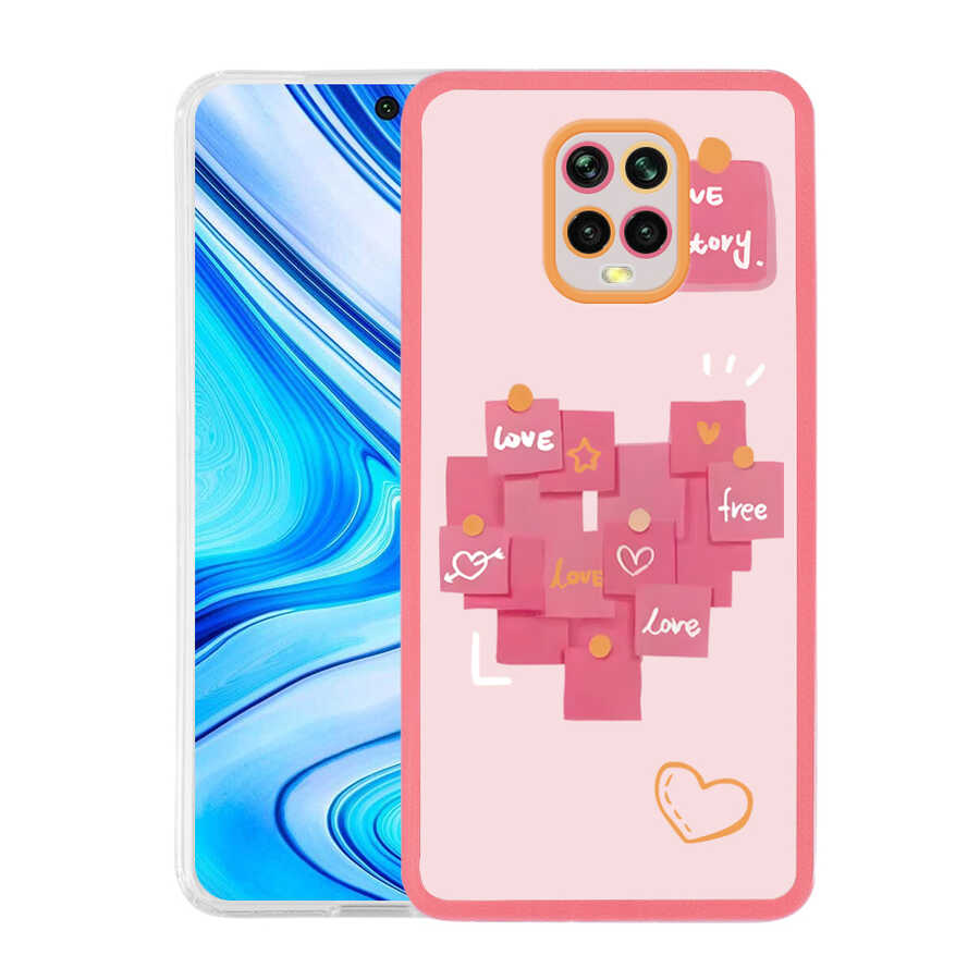 Xiaomi Redmi Note 9S Uyumlu Kılıf Zore M-Fit Desenli Kapak