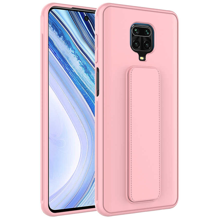 Xiaomi Redmi Note 9S Uyumlu Kılıf Zore Qstand Kapak