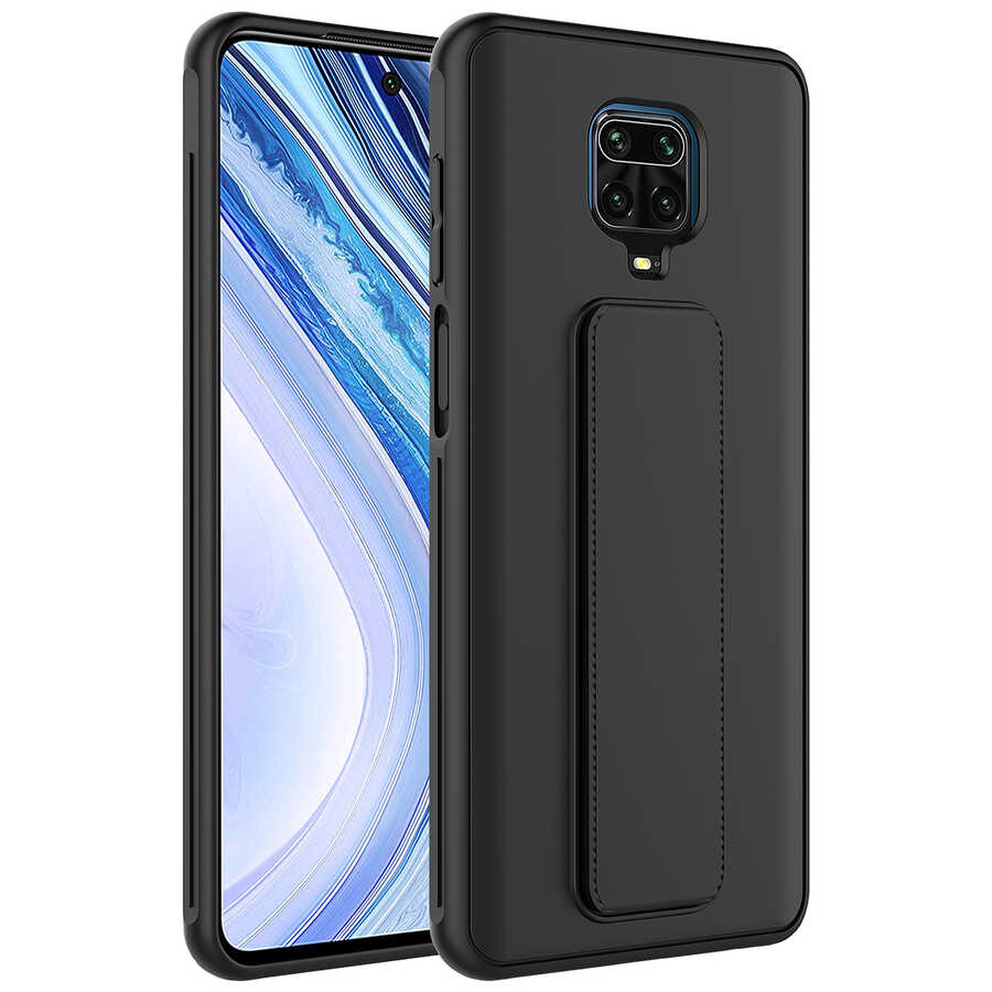 Xiaomi Redmi Note 9S Uyumlu Kılıf Zore Qstand Kapak