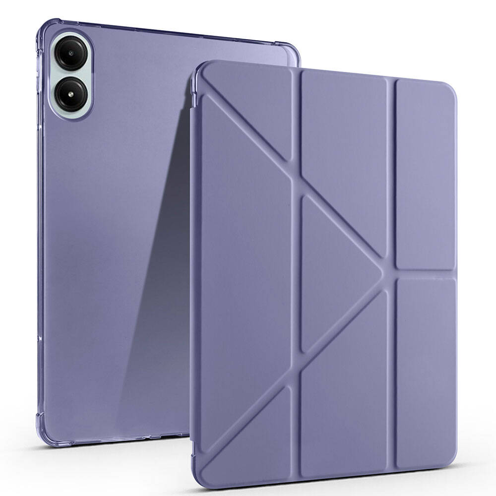 Xiaomi Redmi Pad Pro Uyumlu Kılıf Zore Tri Folding Kalem Bölmeli Standlı Kılıf