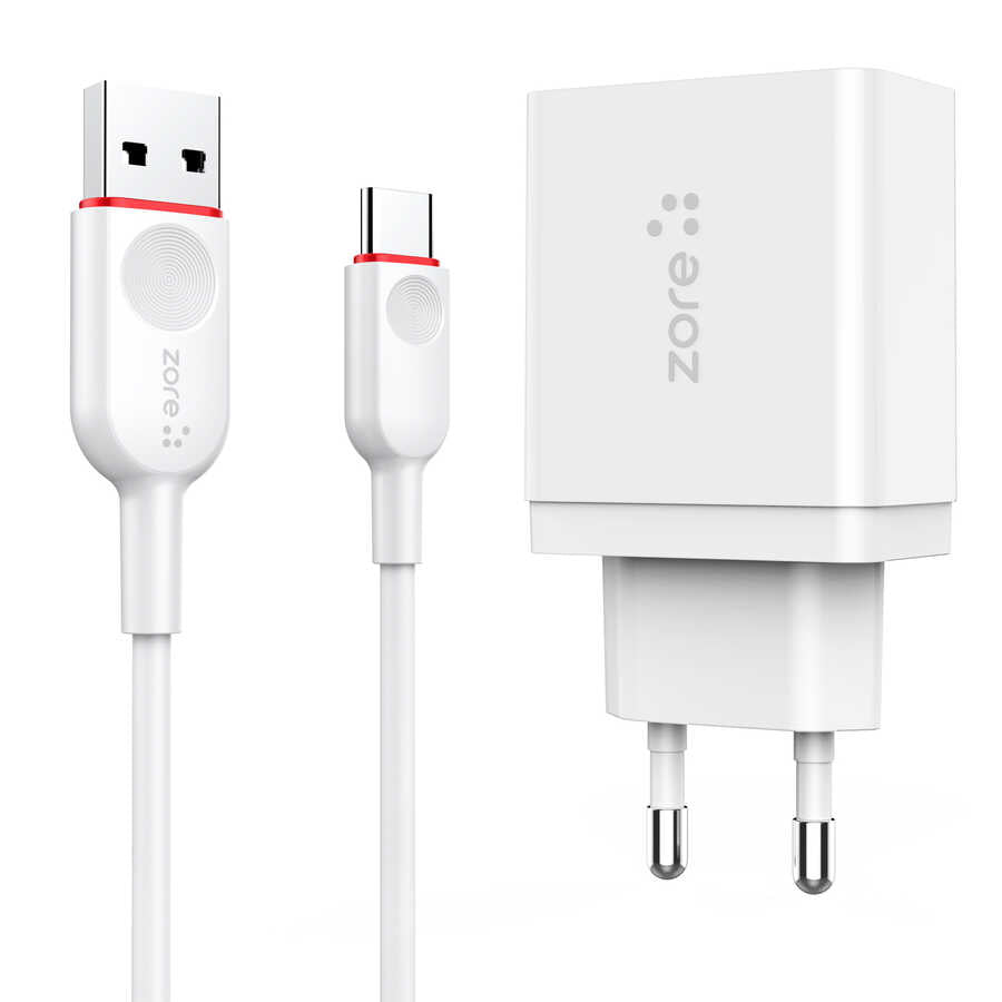 Zore XMac Serisi ZR-X2 Type-C 2 in 1 Şarj Seti
